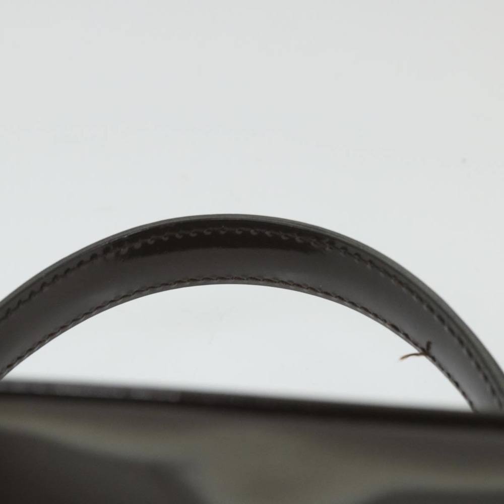 GUCCI Hand Bag Enamel 2way Brown 001 270 0323 Auth 59717 - Picture 8 of 16
